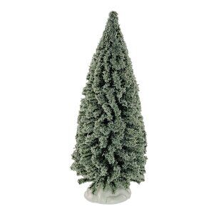 Lemax Frosted Miniature Christmas Spruce Tree For Holiday Village Decoration